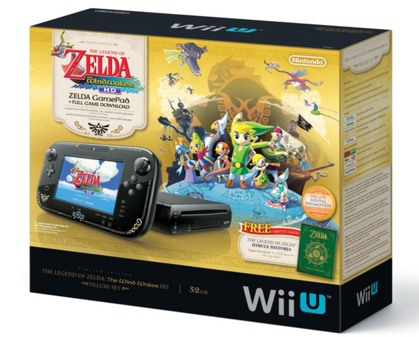 Wii U Console Deluxe: Zelda Wind Waker Edition
